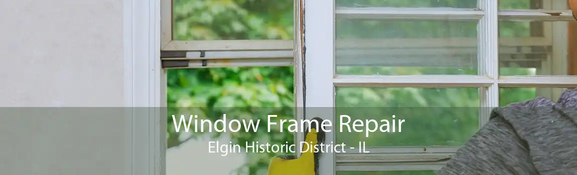 Window Frame Repair Elgin Historic District - IL